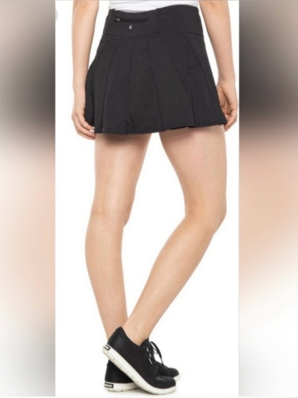 Kyodan Black Pleated Athletic Skort